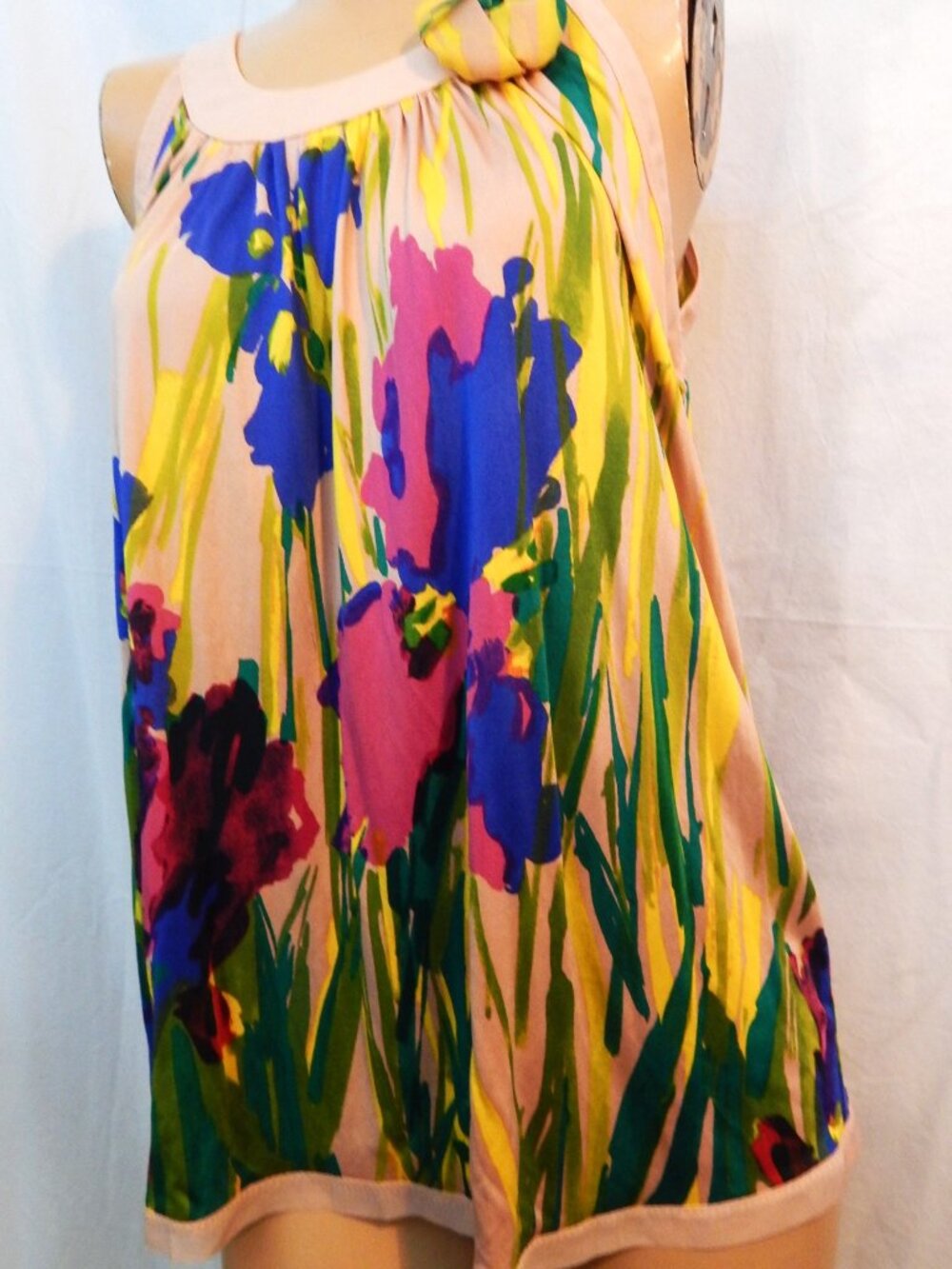 Made in Italy - 100% Silk Sleeveless Top - Blumarine - Picture 4 of 5